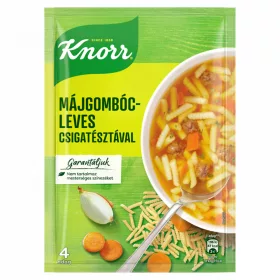 KNORR MÁJGOMBÓCLEVES CSIGATÉSZTÁVAL 58G