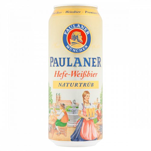 Paulaner német világos szűretlen búzasör 5,5% 0,5 l