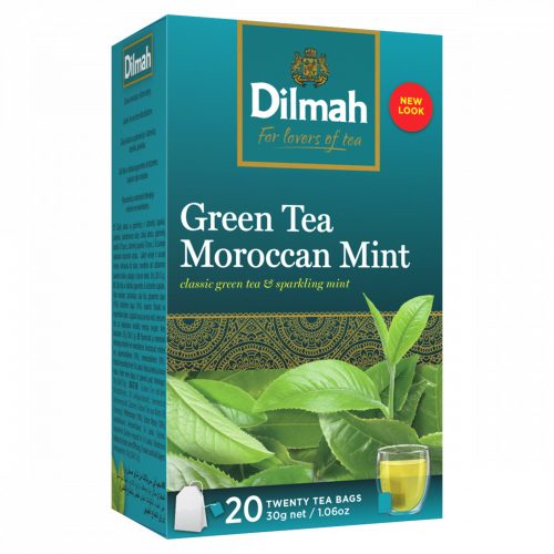 Dilmah Moroccan Mint aromás filteres zöld tea 20 filter 30 g