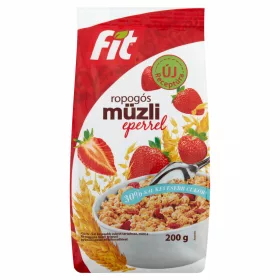 Fit reggeli ropogós müzli 200g eper
