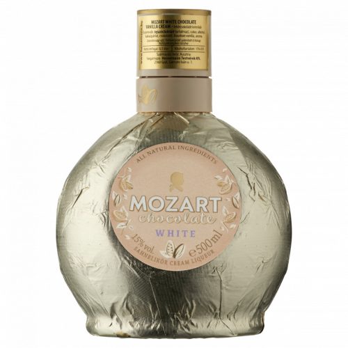 Mozart fehércsokoládé krémlikőr 15% 0,5 liter