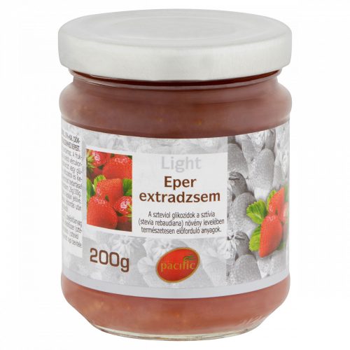 Pacific diabetikus extra dzsem Szamóca 200g