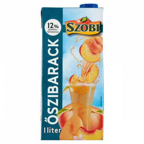 Szobi rostos őszibarack ital cukorral és édesítőszerekkel 1 l