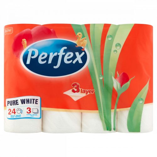 Perfex Pure White toalettpapír 3 rétegű 24 tekercs