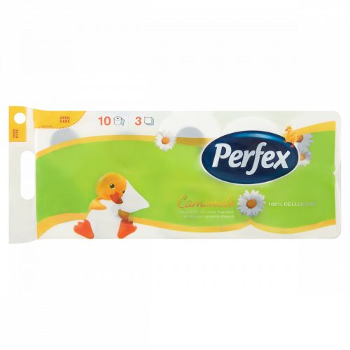 Perfex Camomile toalett papír 3 rétegű 10 tekercs