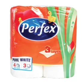 Perfex Toalettpapír 3rét. 4tek 90lap