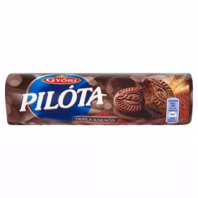 PILÓTA TÖLTÖTT KEKSZ TRIPLA KAKAÓS 180G /24/