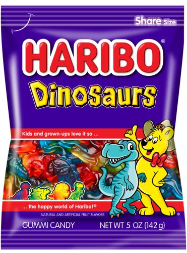 HARIBO Dinosaurier gumicukor 100g /30 db