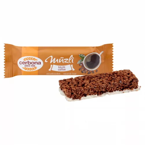 Cerbona müzli szelet kávés fehér bev. 20g /20/