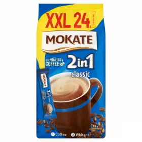 Mokate instant kávé 2in1 XXL 20*14g+4db gratis új