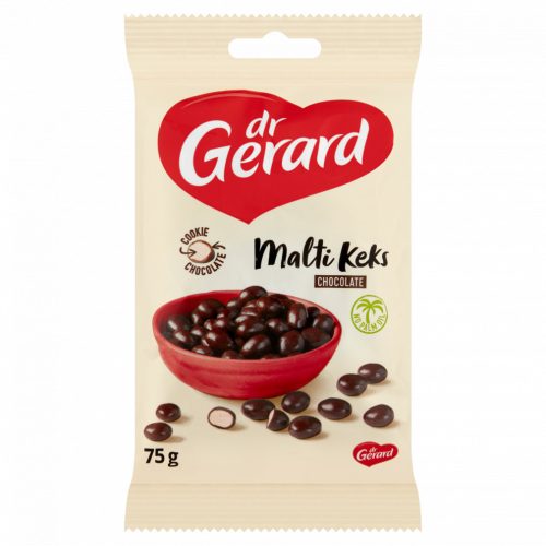 Dr Gerard Malti Keks keksz étcsokoládés bevonattal 75 g