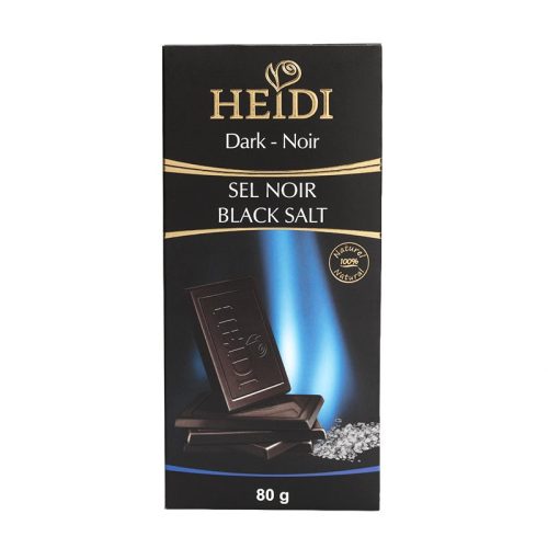 Heidi Étcsokoládé sós Dark Black Salt  80g /20/