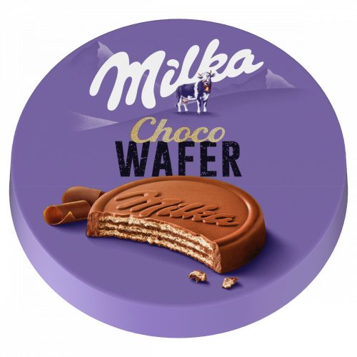 Milka Choco Wafer kakaós töltelékkel töltött, alpesi tejcsokoládéval bevont ostya 30 g