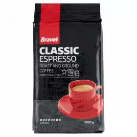 Bravos Espresso őrölt vak. kávé 1kg /10/