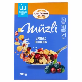 Cerbona müzli áfonyás 200g