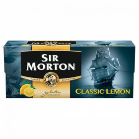   Sir Morton Classic Lemon citromízű fekete tea citromhéjjal 20 filter 30 g