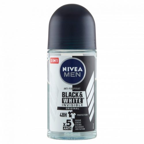 NIVEA MEN Black & White Invisible Original golyós dezodor 50 ml