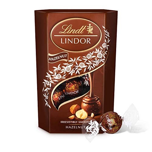 Lindt Lindor Hazelnut tejcsok.golyók díszdob.200g/8/