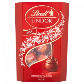 Lindt Lindor Milk tejcsok.golyók díszdob.200g/8/