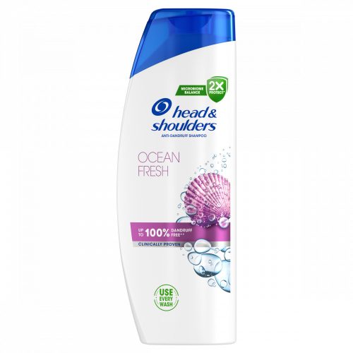 Head & Shoulders Ocean Fresh korpa Elleni sampon 400ml napi használatra Bármely hajtípusra