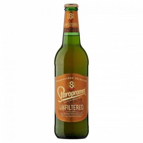 Staropramen Unfiltered minőségi világos, szűretlen sör 5% 0,5 l