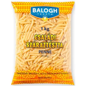 BALOGH Családi száraztészta 1kg Penne toj.nél.