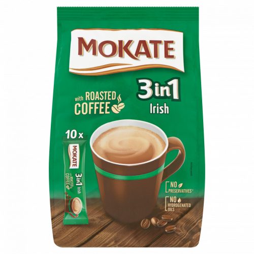 Mokate 3in1 azonnal oldódó kávéspecialitás Irish Cream likőr ízesítéssel 10 db 170 g