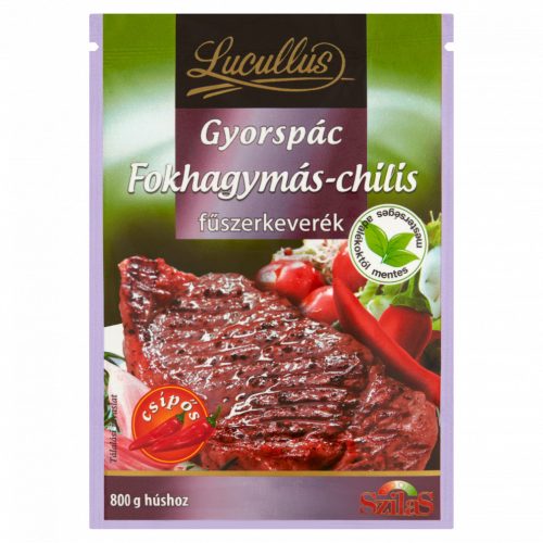 Lucullus fokhagymás-chilis gyorspác fűszerkeverék 35 g