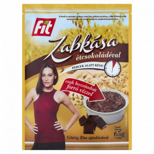 Fit zabkása étcsokoládéval 65 g