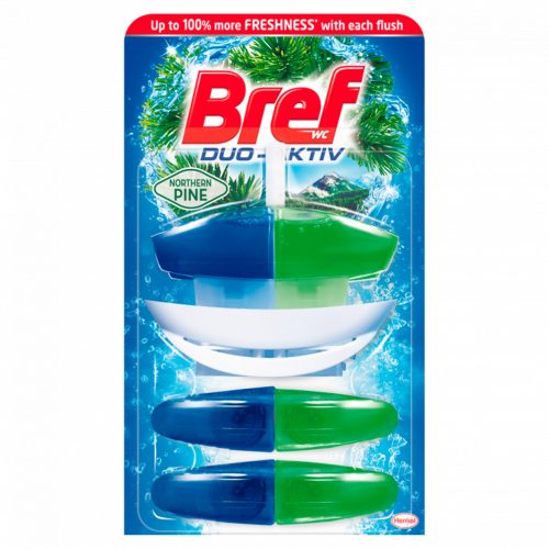 Bref Duo Aktiv Pine Original WC frissítő 3 x 50 ml