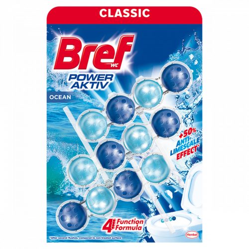 Bref Power Aktiv Ocean WC frissítő 3 x 50 g 