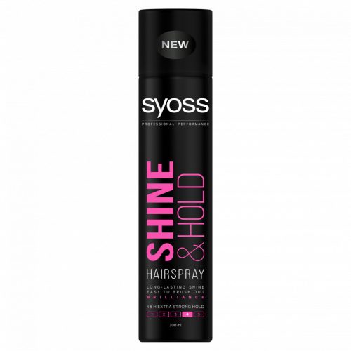 Syoss Shine & Hold extra erős hajlakk 300 ml