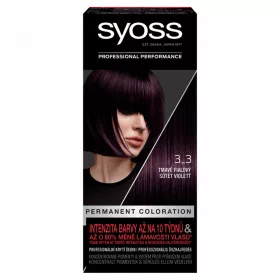Syoss 3-3 sötét violett tartós hajfesték