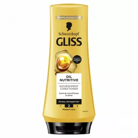   Gliss Tápláló Olaj hajbalzsam omega 9 olajsavval és marula olajjal 200 ml