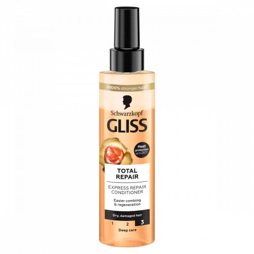 Gliss Total Repair Express Repair hajbalzsam hidrolizált keratinnal + virág nektárral 200 ml