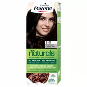   Schwarzkopf Palette Naturals tartós hajfesték 3-0 Sötétbarna