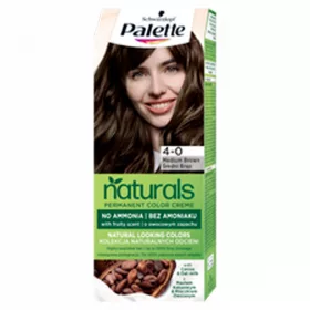   Schwarzkopf Palette Naturals tartós hajfesték 4-0 Középbarna
