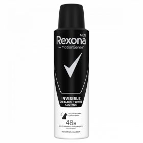   Rexona Men Motion Sense Invisible On Black + White Clothes izzadásgátló 150 ml