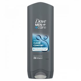   Dove Men+Care Hydrating Clean Comfort tusfürdő testre, arcra, hajra 250 ml