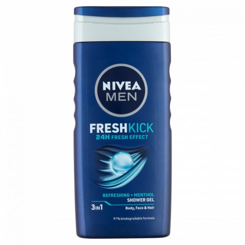 NIVEA MEN Fresh Kick tusfürdő 250 ml