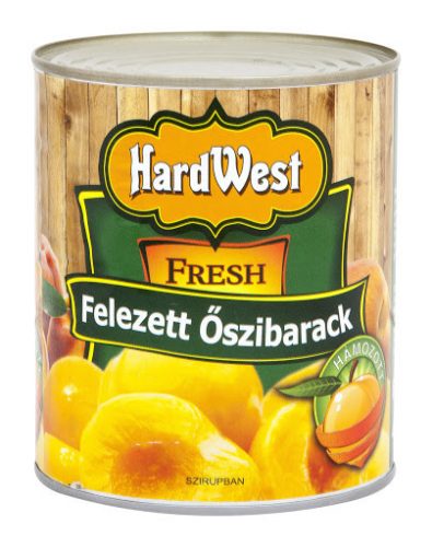 Hardwest őszibarack befőtt 820g