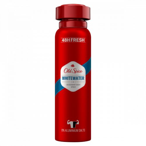 Old Spice Whitewater  Deo Spray Férfiaknak, Akár 48 Órás Frissesség, Alumíniummentes, 150 ml