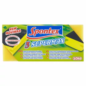   Spontex Supermax praktikus körömvédős dörzsszivacsok 3 db