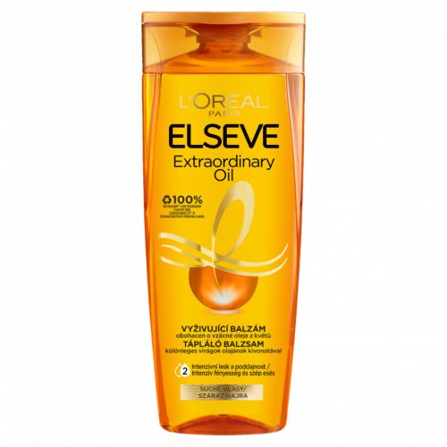 ĽOréal Paris Elseve Extraordinary Oil tápláló sampon normál és száraz, fénytelen hajra 250 ml