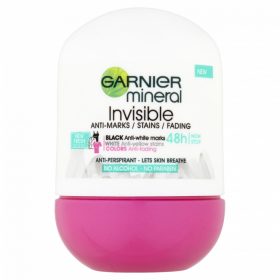   Garnier Mineral Invisible Anti-marks/stains/fading 48 h Fresh Scent izzadásgátló golyós dezodor 50 m