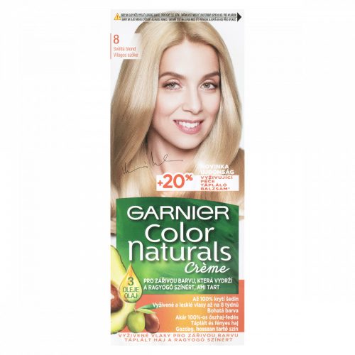 Garnier Color Naturals Tartós hajfesték 8 Világos szőke