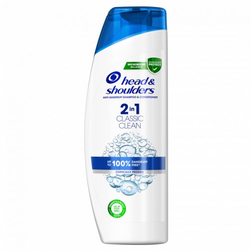 Head & Shoulders Classic Clean 2az1-ben Sampon És Balzsam Az Akár 100%-os Korpamentességért