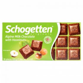   Schogetten alpesi tejcsokoládé pirított mogyoródarabokkal 100 g