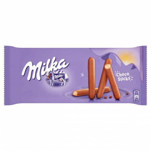 Milka Choco Sticks alpesi tejcsokoládéba mártott keksz 112 g