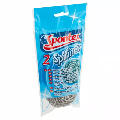 Spontex Spirinett rozsdamentes drótszivacs 2 db